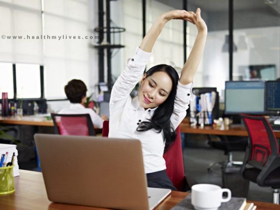 Yoga at office