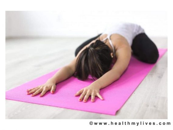 Yoga postura del bambino per i principianti