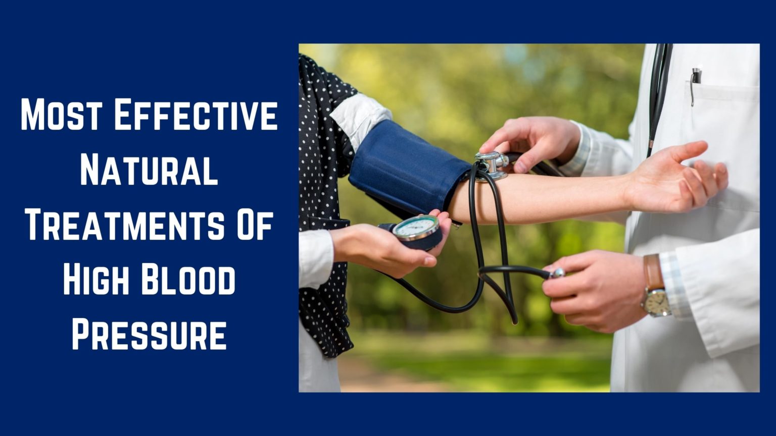 Most Effective Natural Ways To Lower Blood Pressure